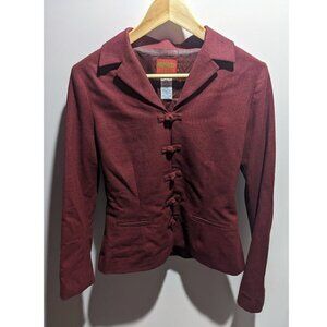 KENZO Jungle | Vintage Wool Blazer in Wine